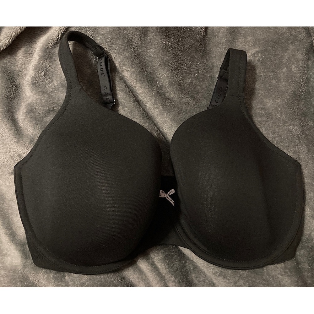 Size 40G Cacique Lightly Lined Full Coverage Bra Black